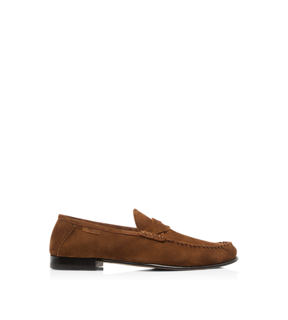 Tom Ford Suede twisted band ripley loafer