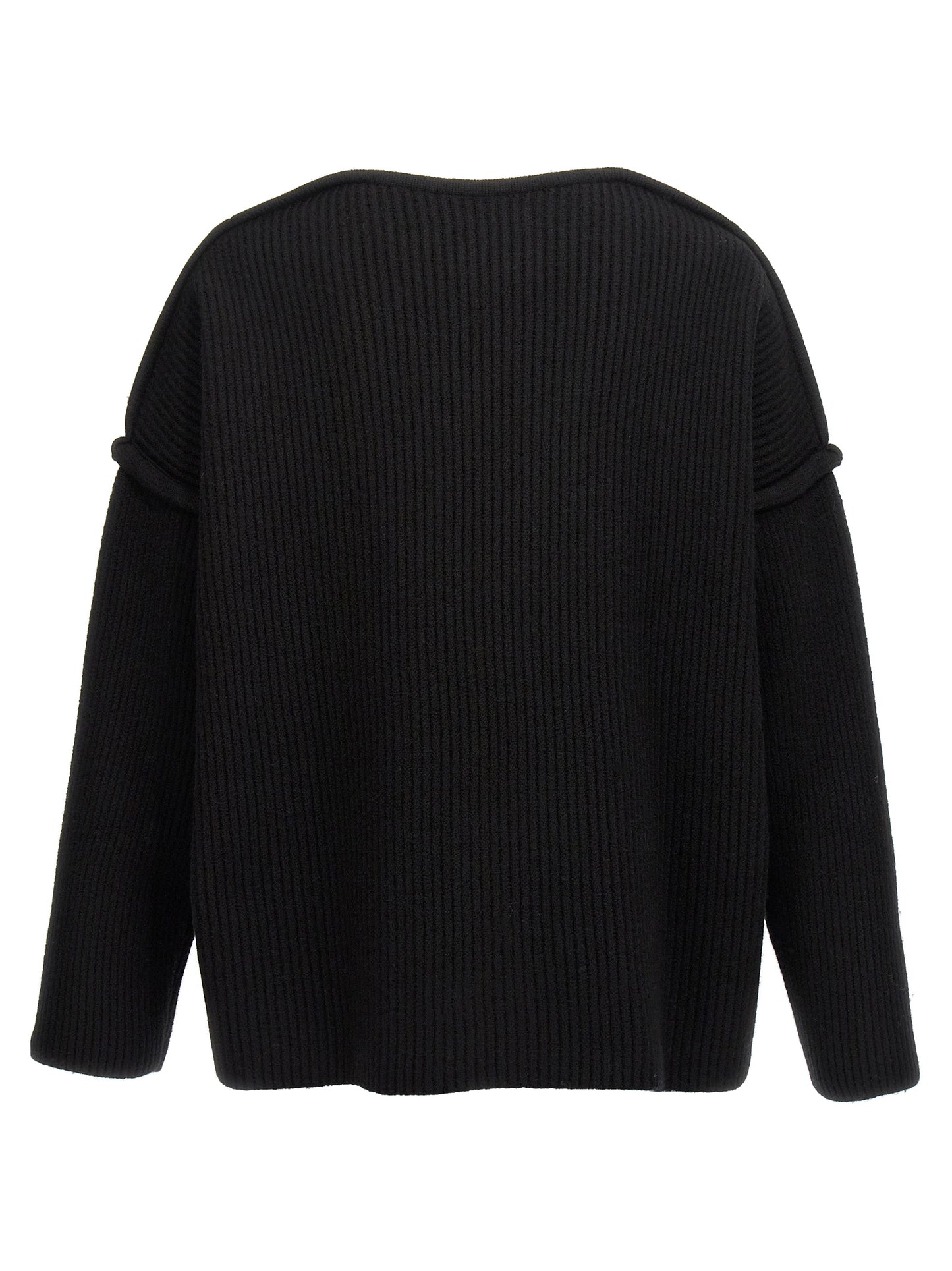 Geometric neckline sweater Sweater, cardigans