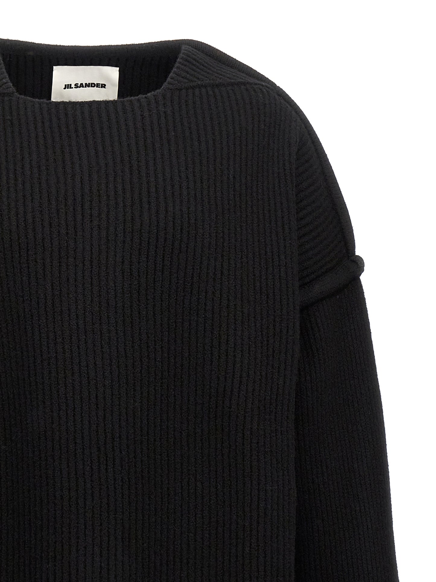 Geometric neckline sweater Sweater, cardigans