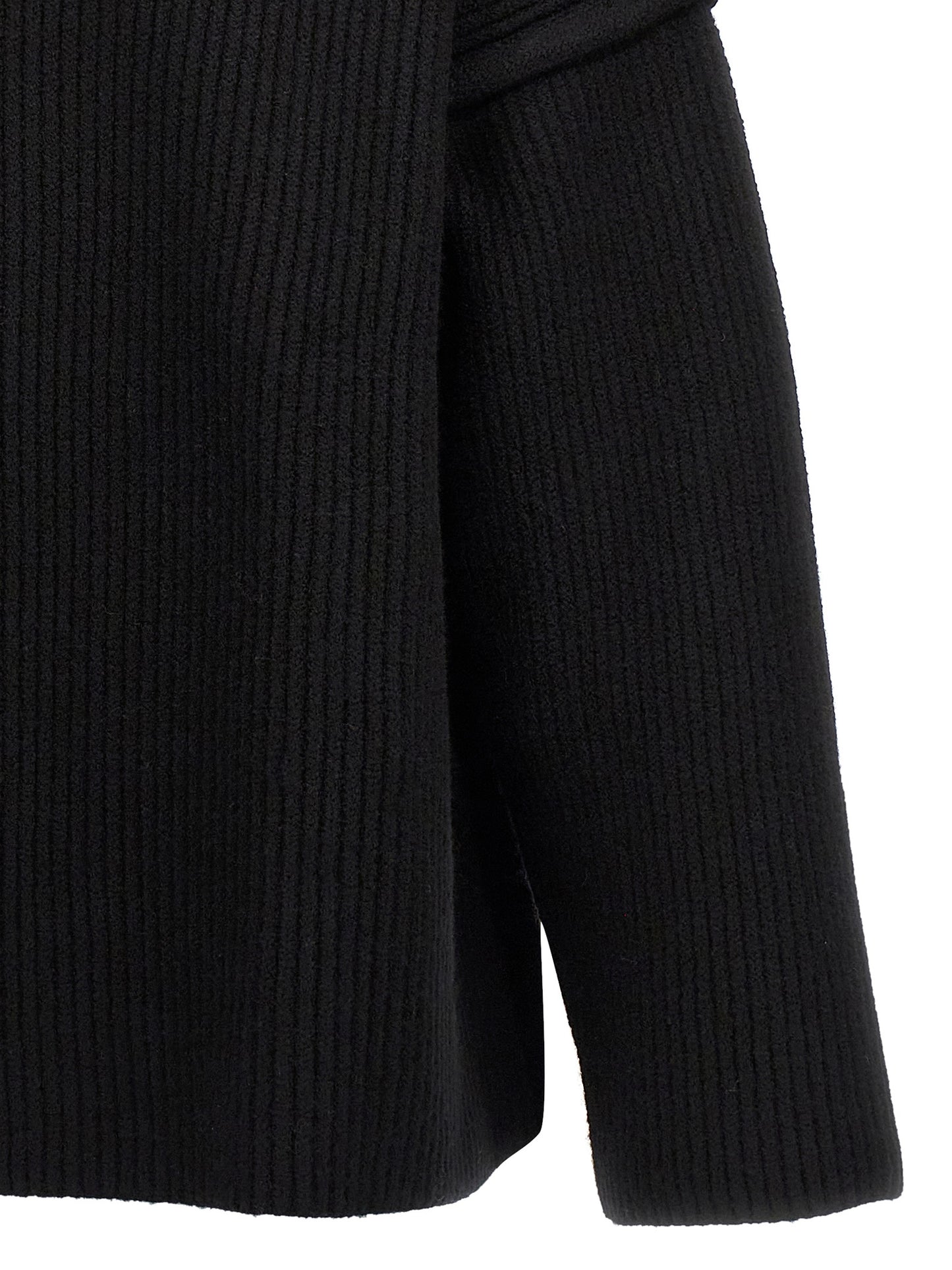 Geometric neckline sweater Sweater, cardigans