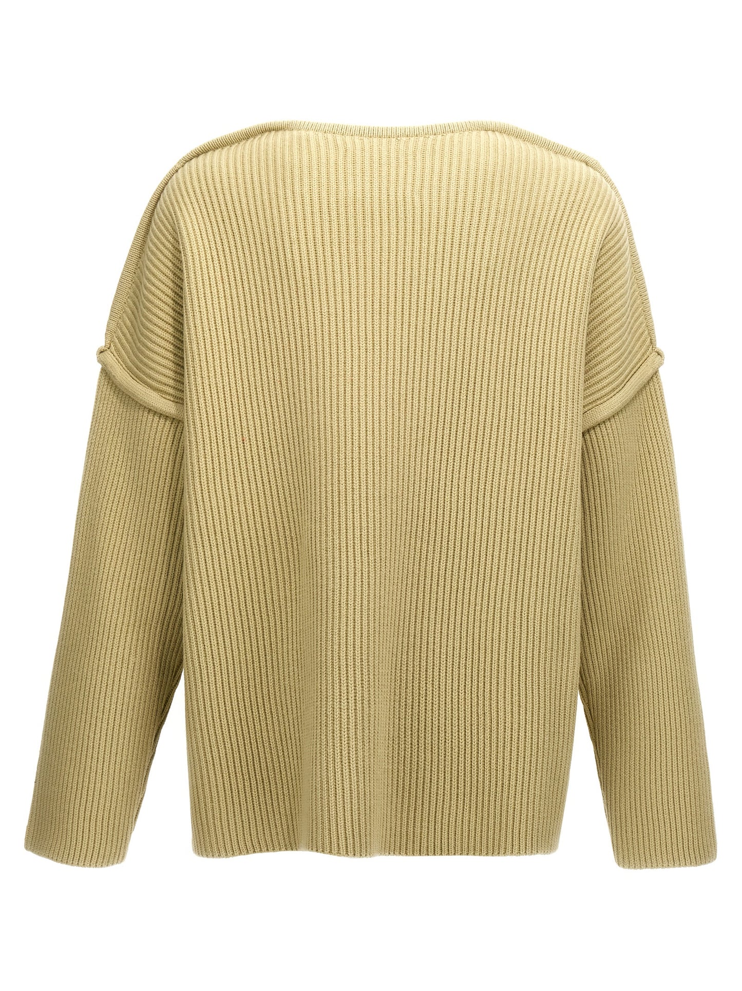 Geometric neckline sweater Sweater, cardigans