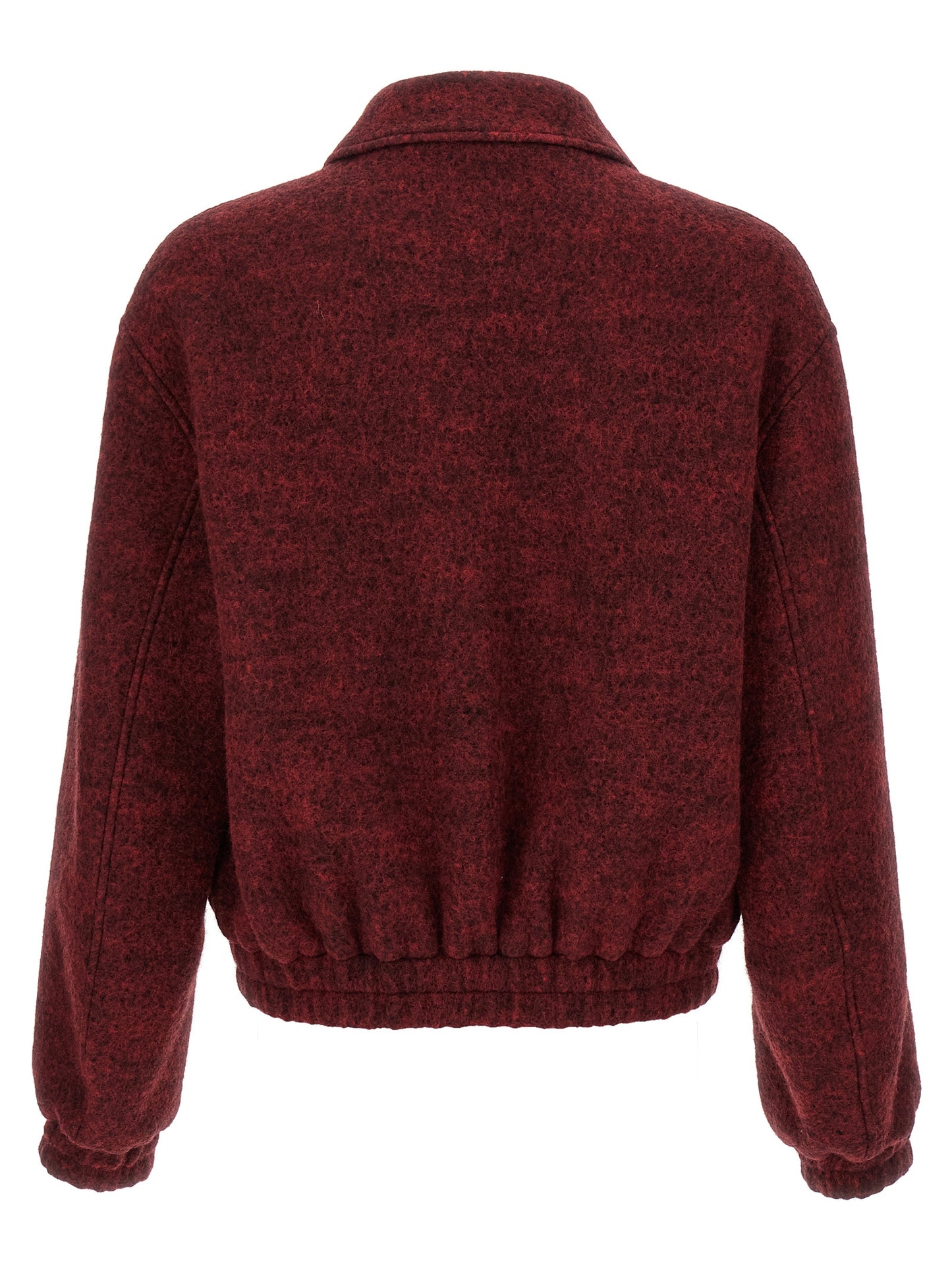 Mélange wool bomber jacket Down jacket, Parka, Casual jackets