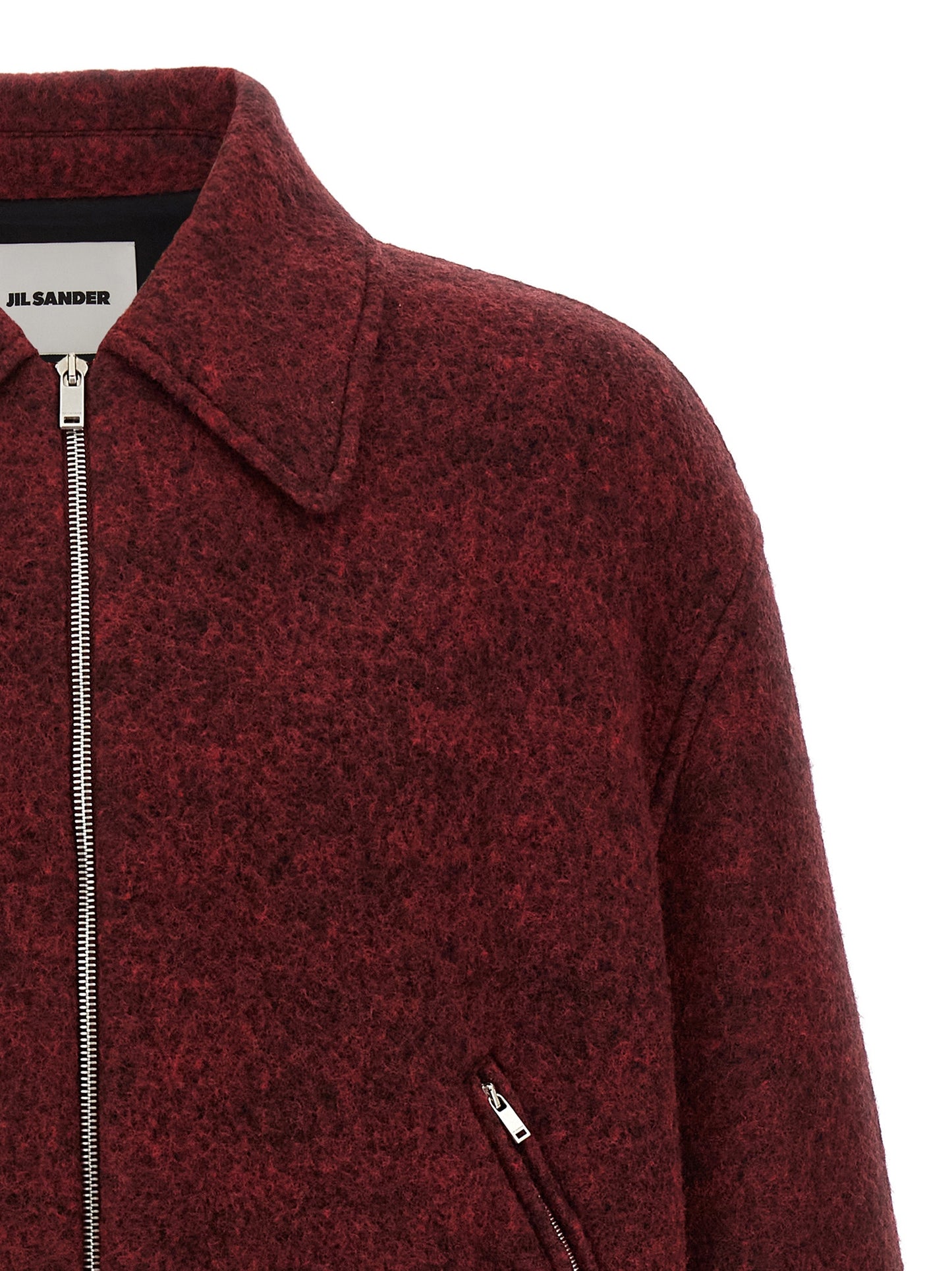 Mélange wool bomber jacket Down jacket, Parka, Casual jackets