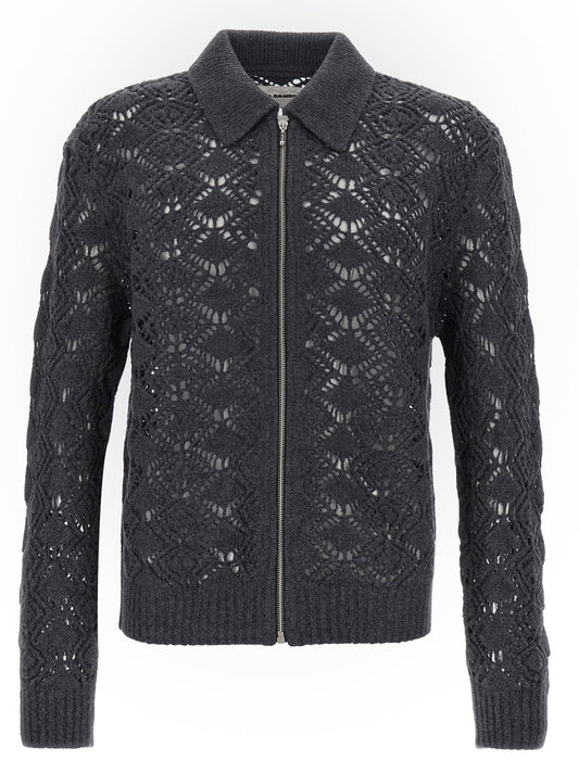 Openwork wool cardigan Sweater, cardigans