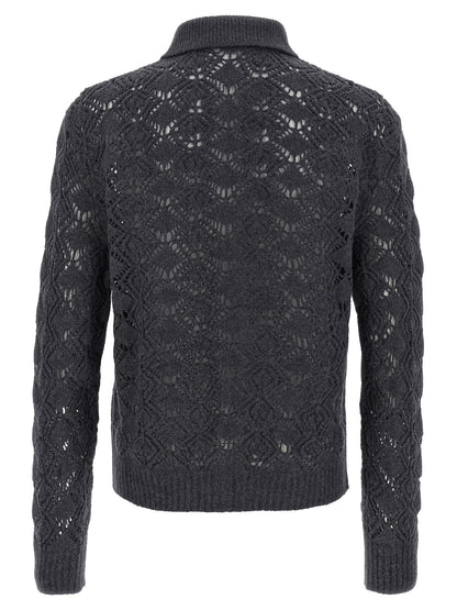 Openwork wool cardigan Sweater, cardigans