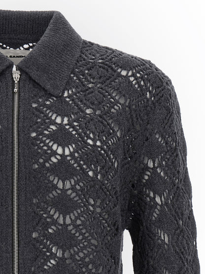 Openwork wool cardigan Sweater, cardigans
