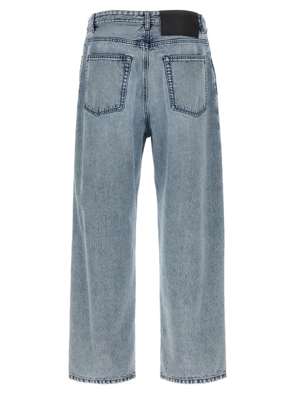 Diagonal cotton jeans Jeans