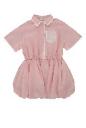 Fendi Kids Dress popeline rosa peony