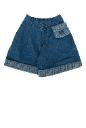 Fendi Kids Short denim dark blu