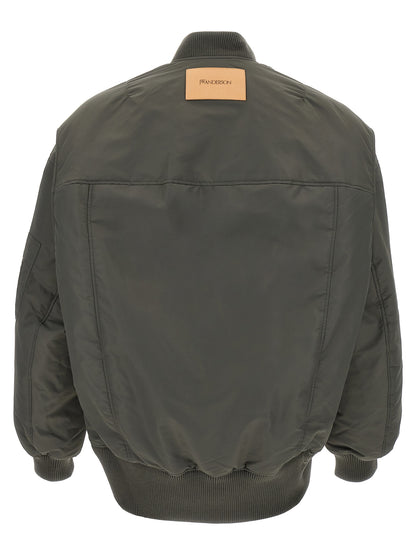 'Curved Hem' bomber jacket Down jacket, Parka, Casual jackets