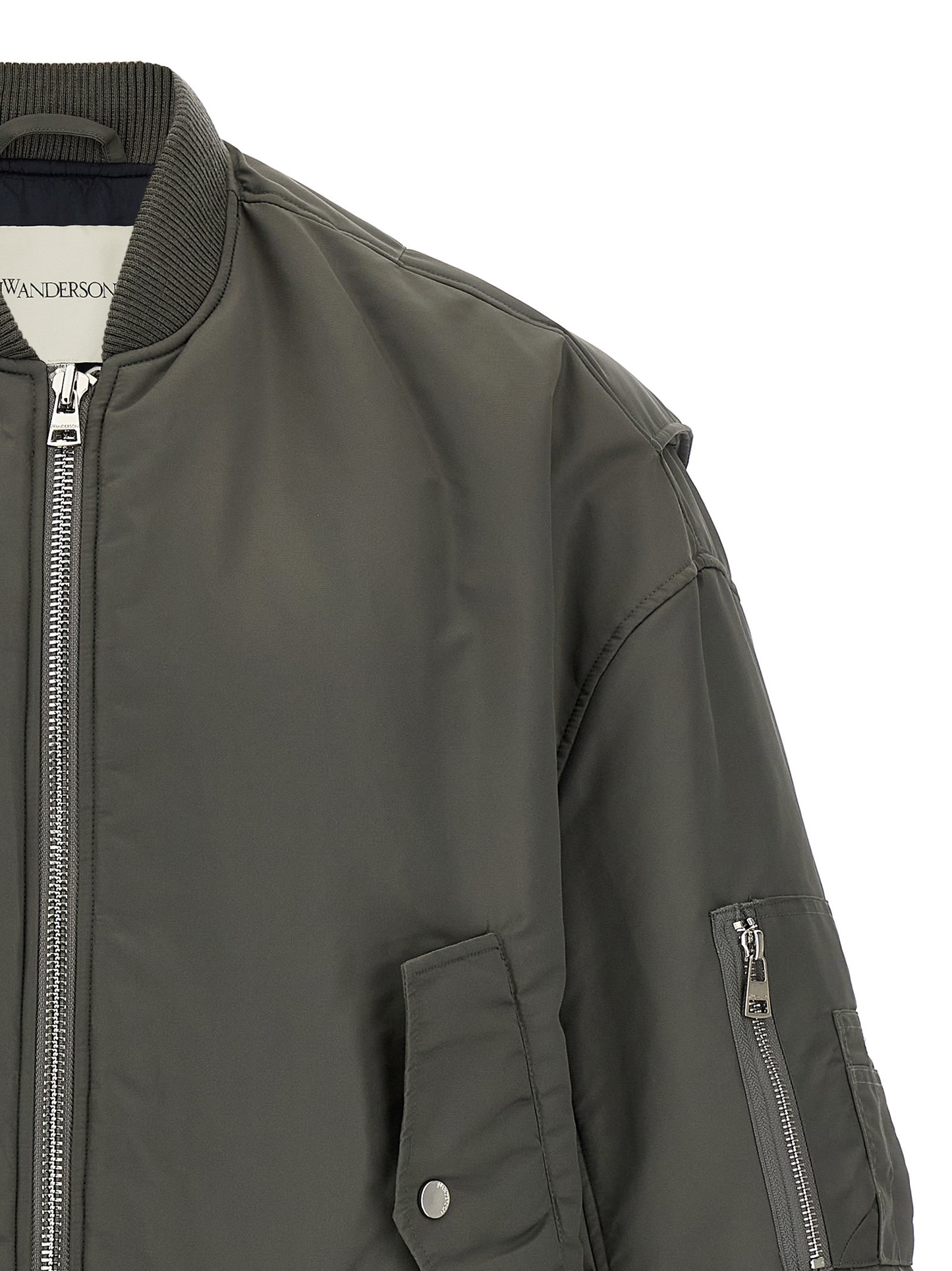 'Curved Hem' bomber jacket Down jacket, Parka, Casual jackets