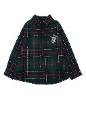 Fendi Kids Barracuta green tartan