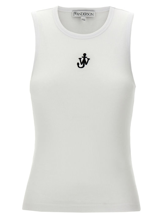 'Anchor embroidery' top Tops