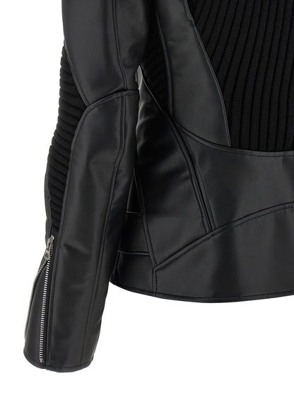 Knitted insert jacket Down jacket, Parka, Casual jackets