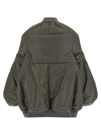 Nylon bomber jacket Down jacket, Parka, Casual jackets