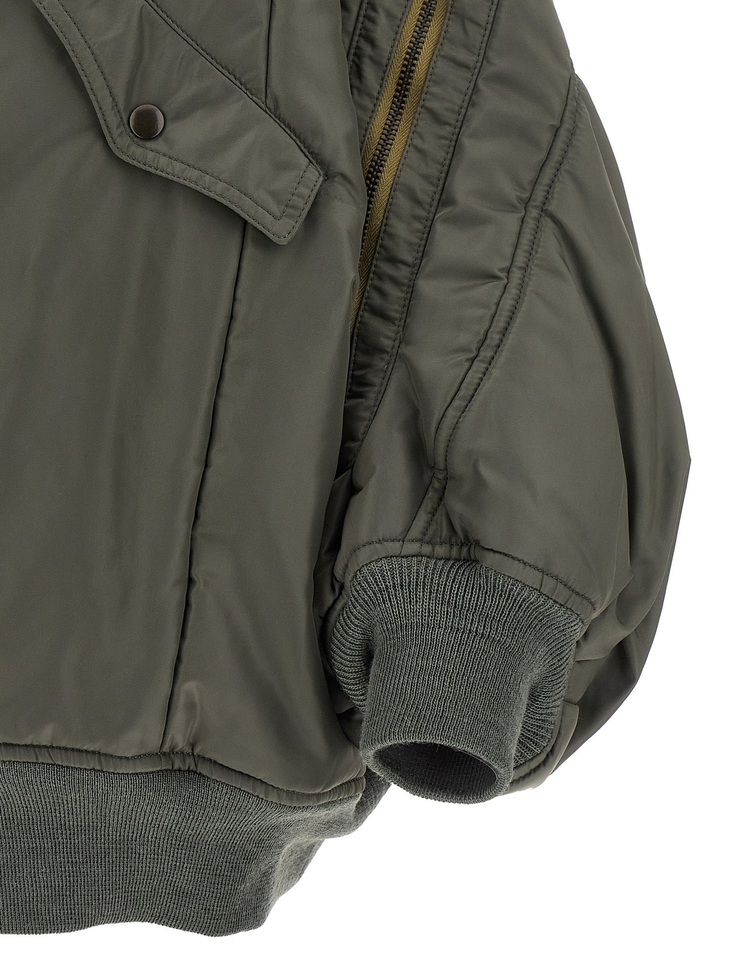 Nylon bomber jacket Down jacket, Parka, Casual jackets