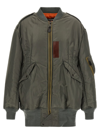 Maxi bomber jacket Down jacket, Parka, Casual jackets