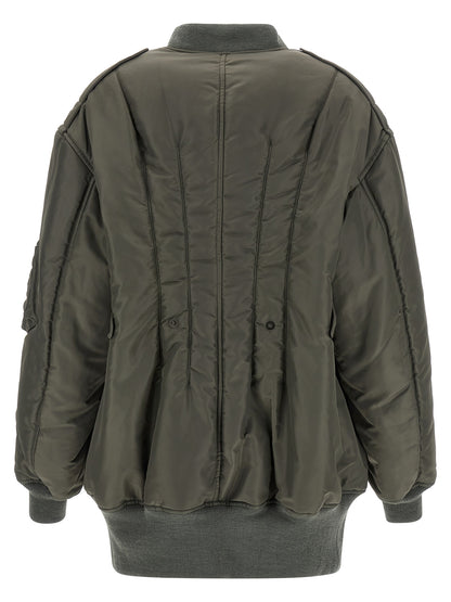 Maxi bomber jacket Down jacket, Parka, Casual jackets