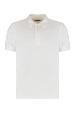 Tom Ford Cotton blend piqué polo shirt