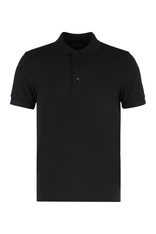 Tom Ford Cotton blend piqué polo shirt