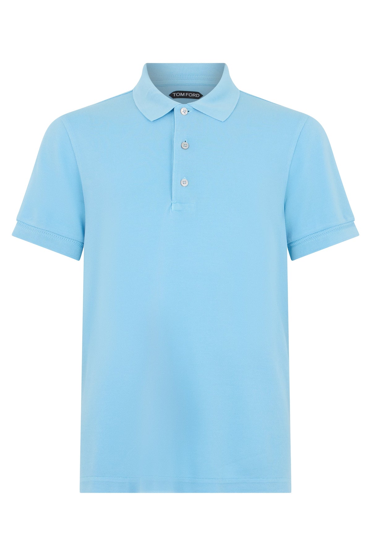 Tom Ford Polo in mixed cotton and lyocell