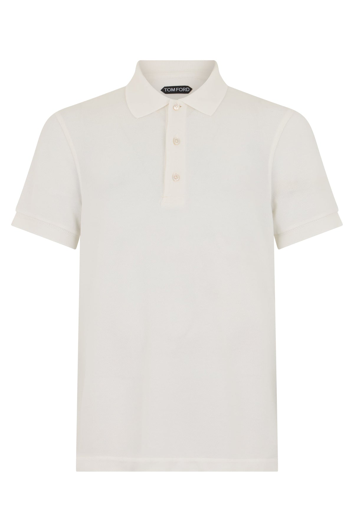 Tom Ford Polo in blended lyocell and cotton