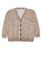 Fendi Kids Cardigan micro ff cotto