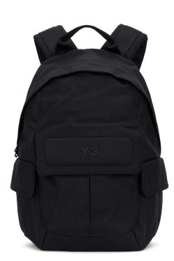 adidas Y-3 Canvas cotton backpack with pockets