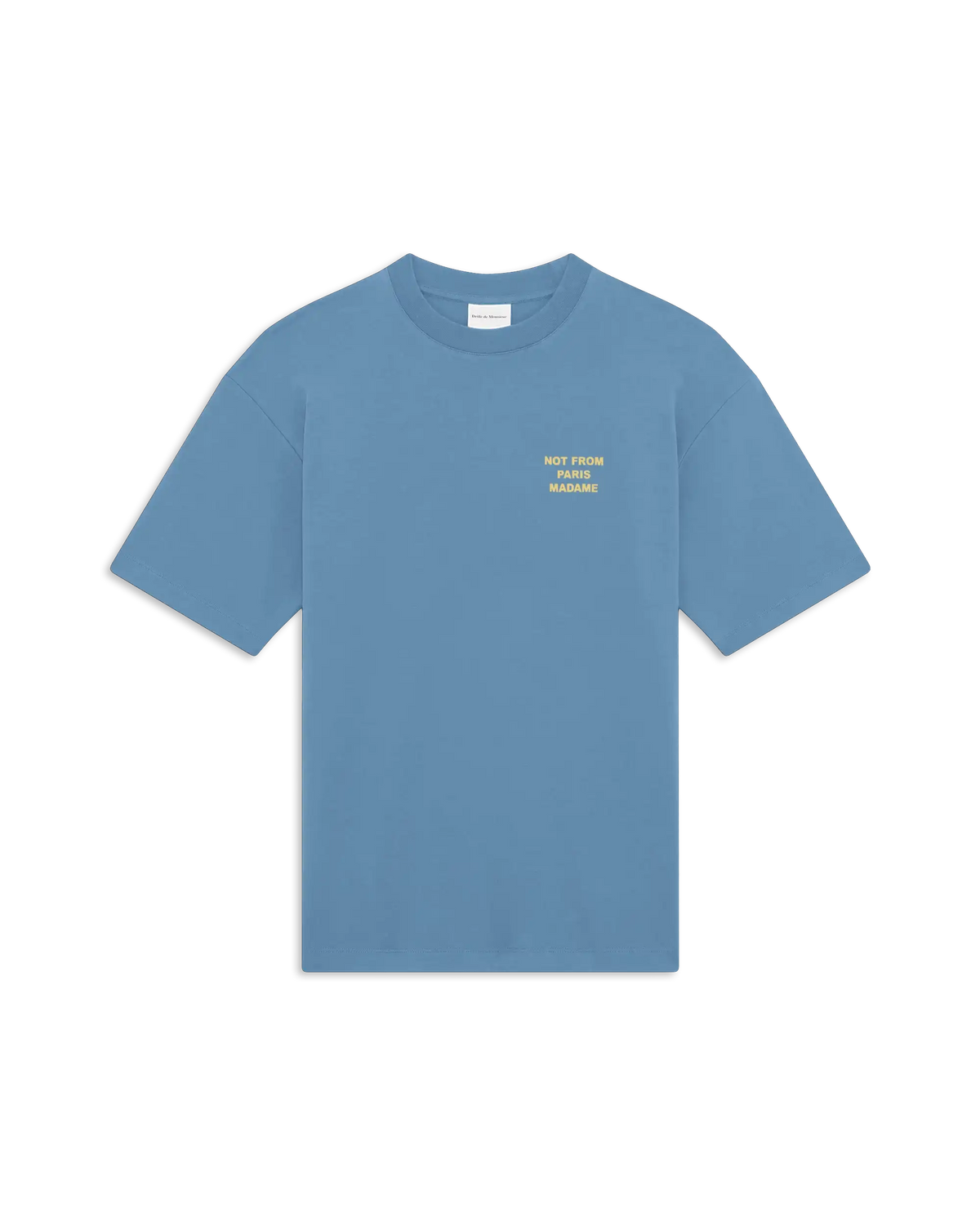Drôle de Monsieur Slogan cotton crew-neck T-shirt