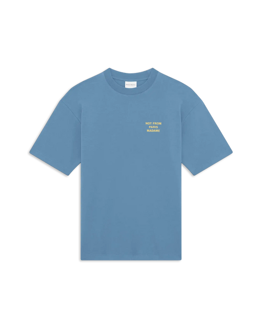 Drôle de Monsieur Slogan cotton crew-neck T-shirt