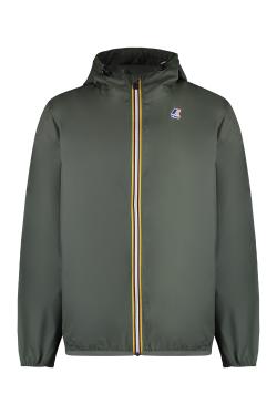 K-Way Claude Hooded nylon jacket