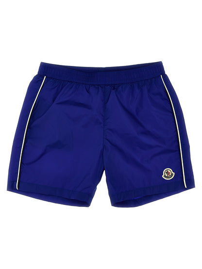Logo patch swim shorts Beachwear