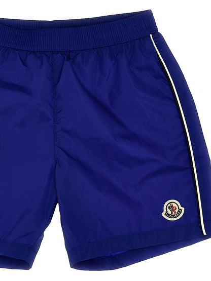 Logo patch swim shorts Beachwear