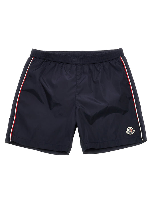 Logo patch swim shorts Beachwear