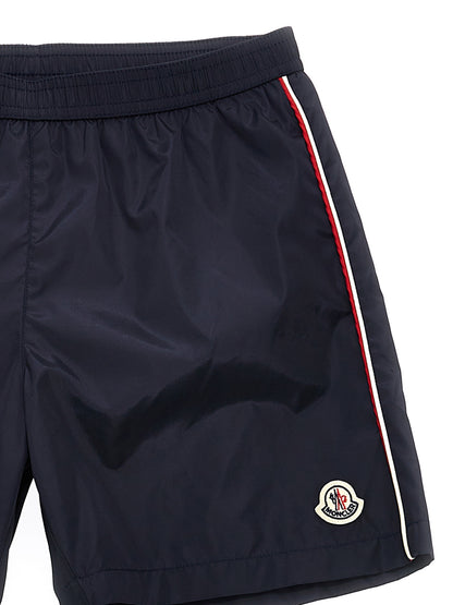 Logo patch swim shorts Beachwear