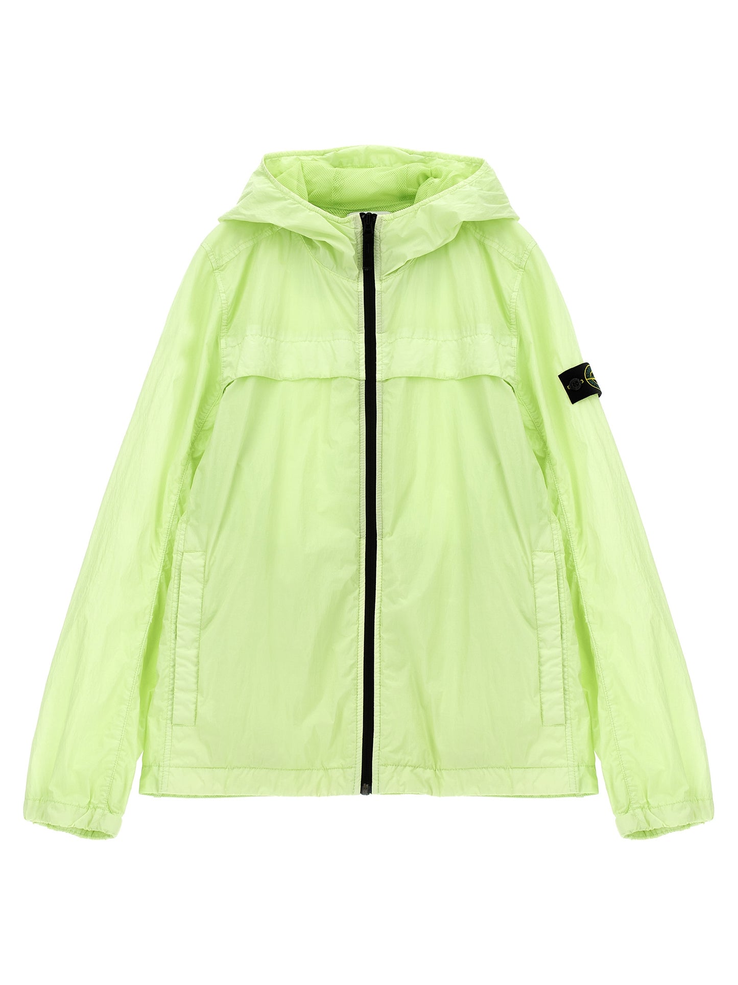 Logo badge hooded jacket Casual jackets, parka
