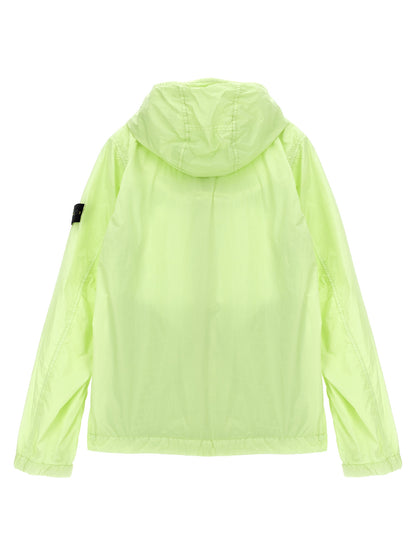Logo badge hooded jacket Casual jackets, parka