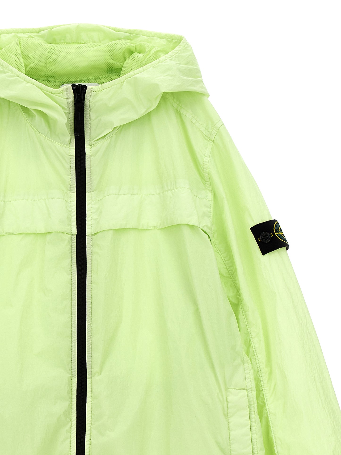 Logo badge hooded jacket Casual jackets, parka