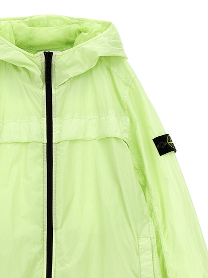 Logo badge hooded jacket Casual jackets, parka