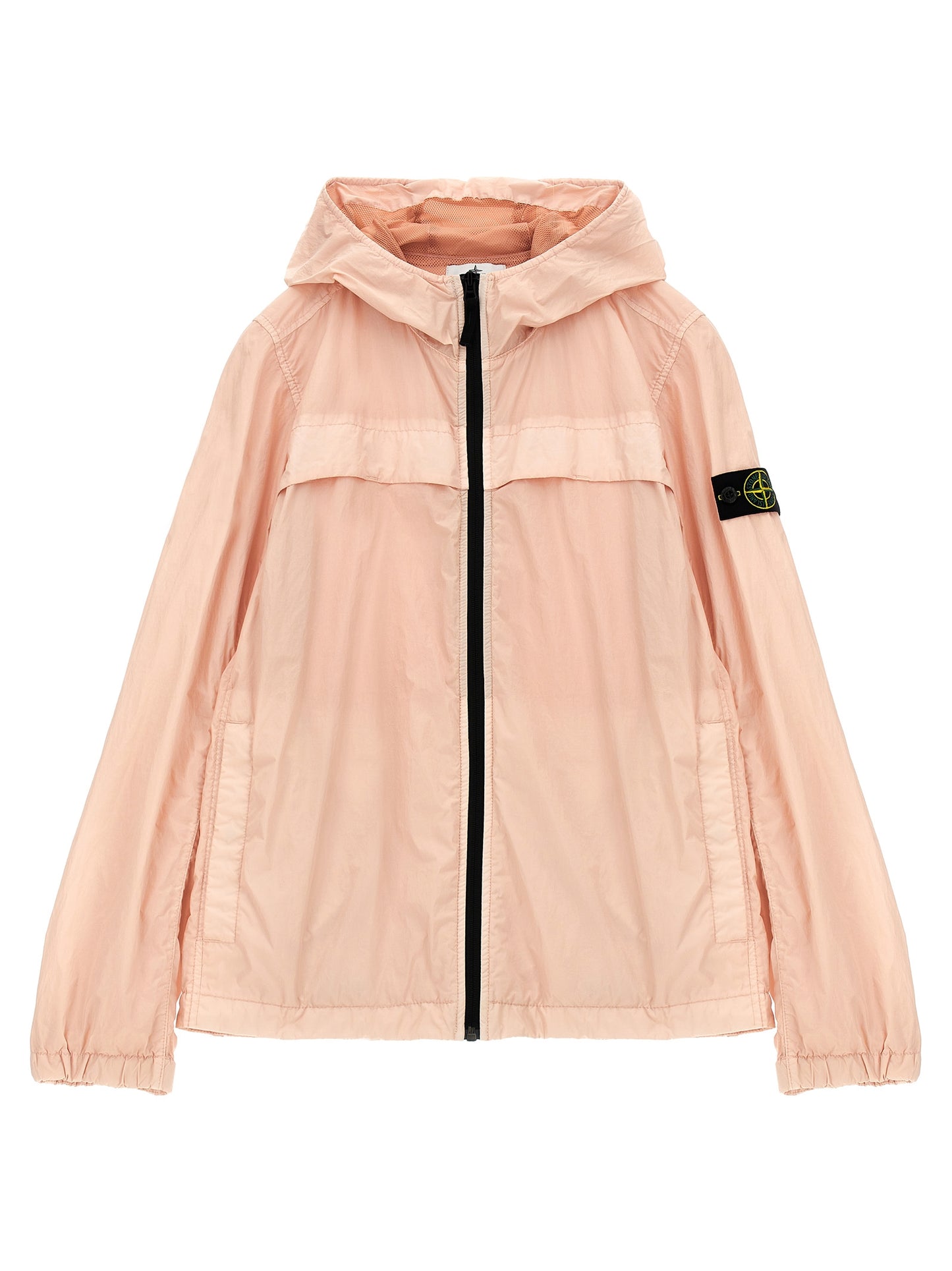 Logo badge hooded jacket Casual jackets, parka