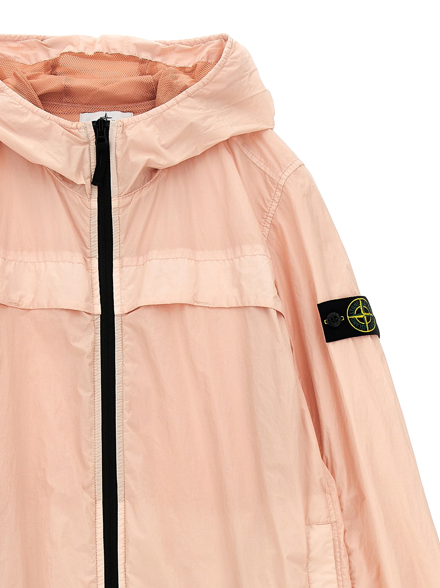 Logo badge hooded jacket Casual jackets, parka