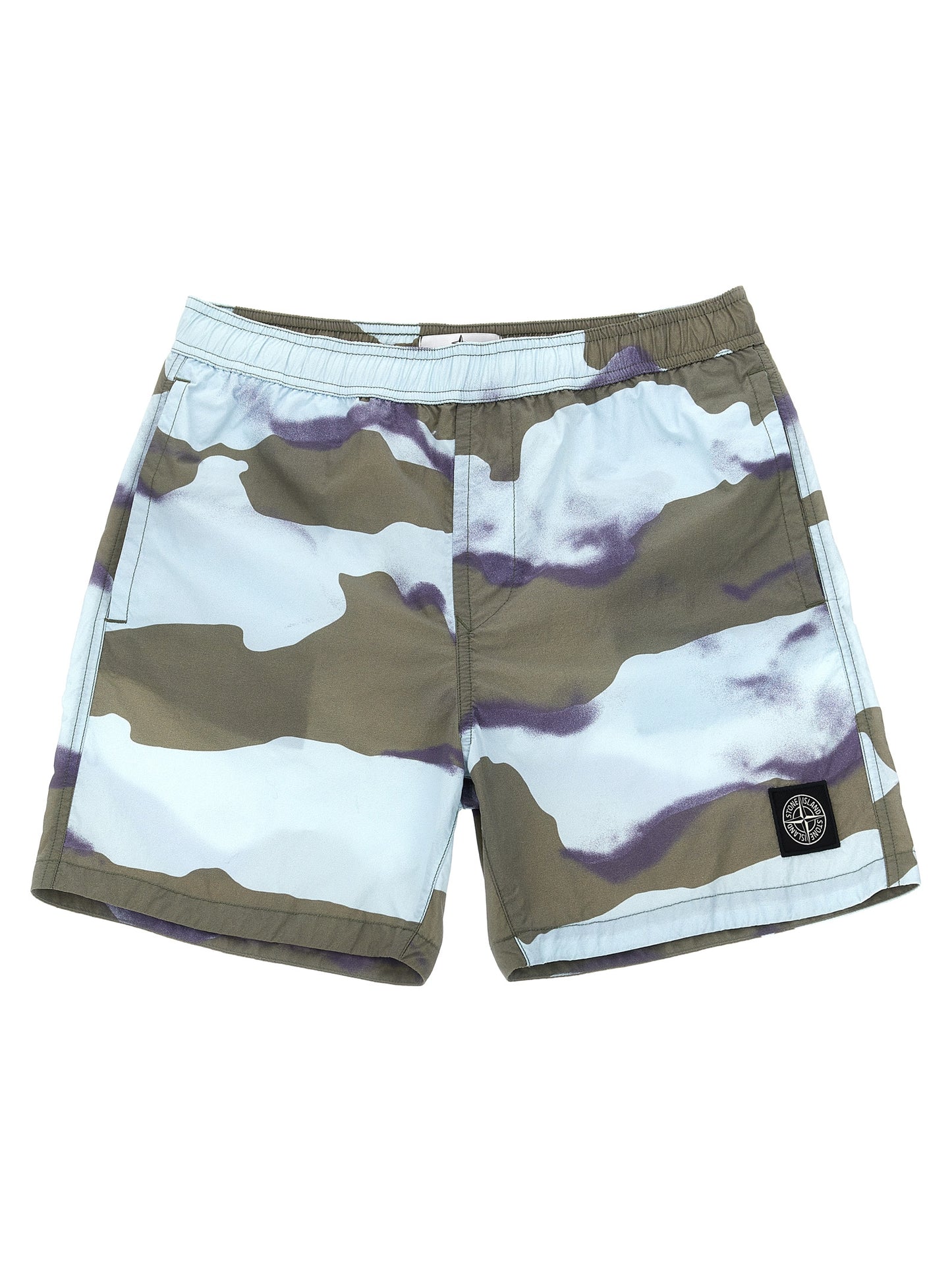 Logo patch swim shorts Beachwear