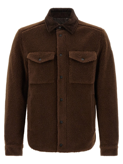 Teddy-effect jacket Shirt, blouse