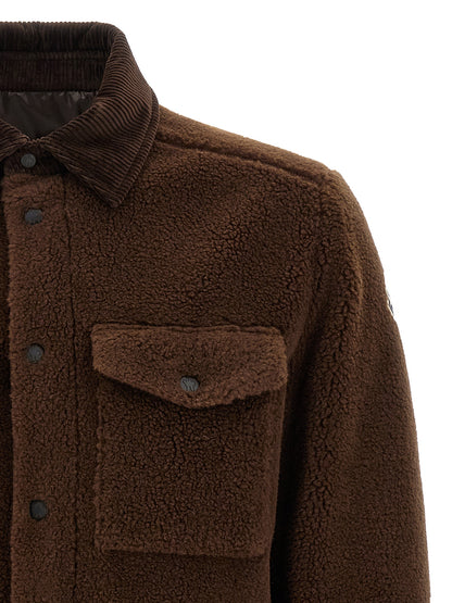Teddy-effect jacket Shirt, blouse