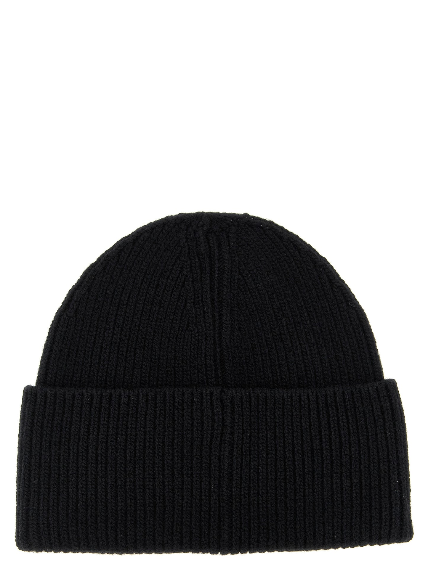 Logo patch beanie Hats