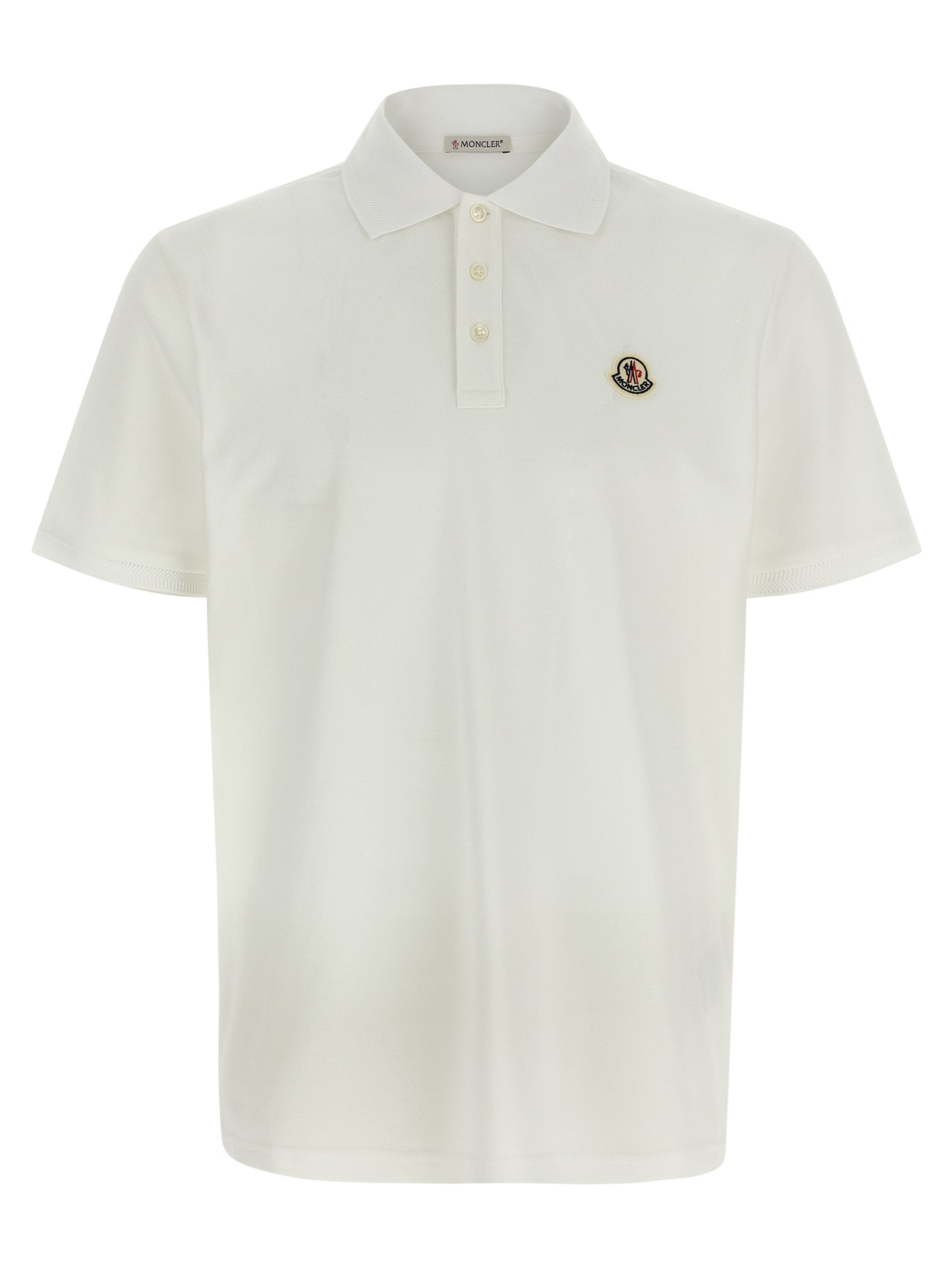 Logo patch polo shirt Polo