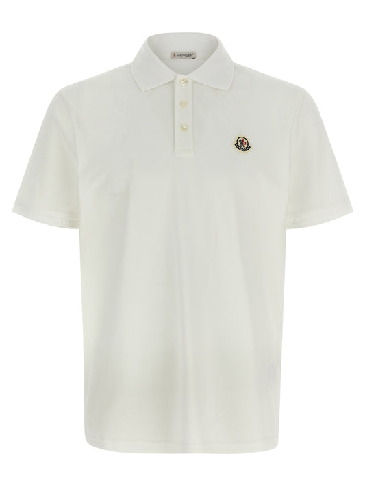 Logo patch polo shirt Polo