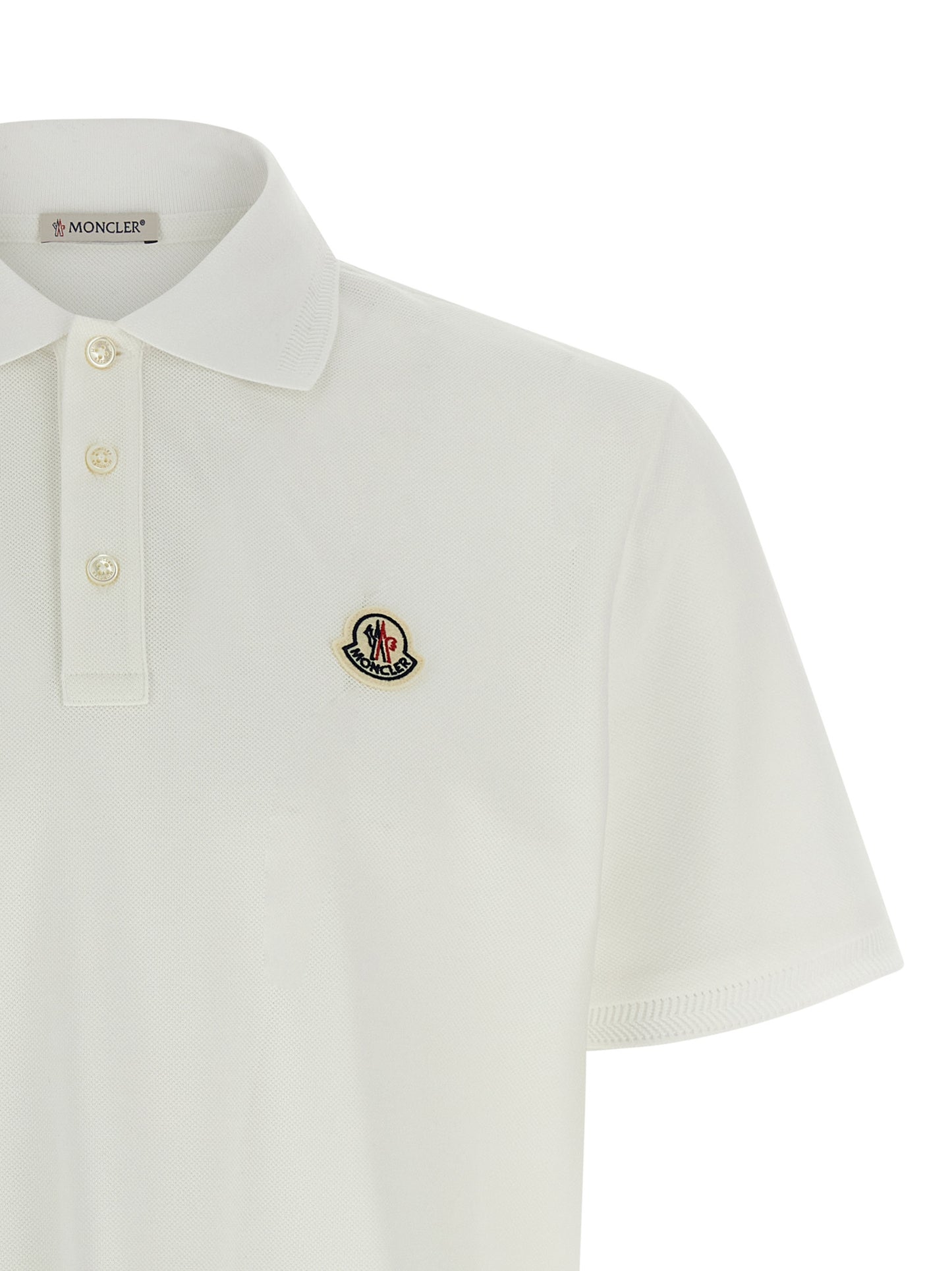 Logo patch polo shirt Polo