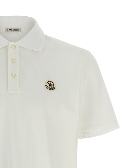 Logo patch polo shirt Polo