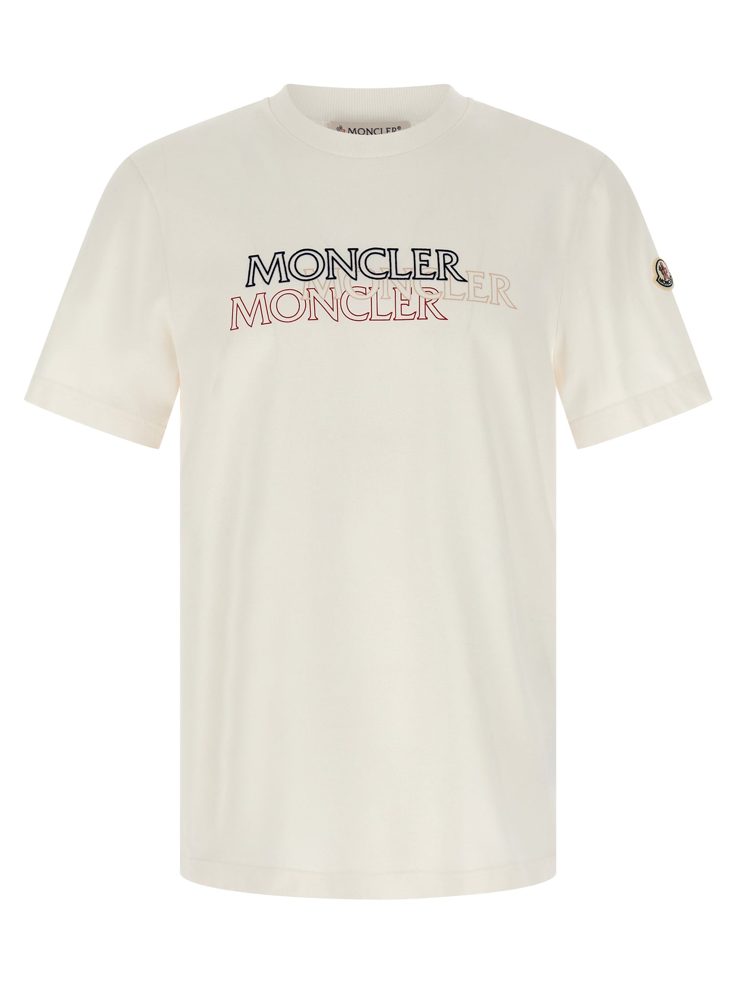 Flocked logo T-shirt T-shirt